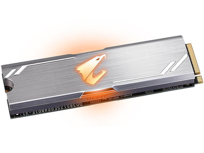 GIGABYTE AORUS M.2 2280 512GB PCI-Express 3.0 x4, NVMe 1.3 3D TLC ToshiBa BiCS3 Internal Solid State Drive (SSD) GP-ASM2NE2512GTTDR