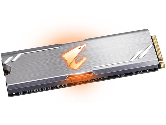 GIGABYTE AORUS M.2 2280 512GB PCI-Express 3.0 x4, NVMe 1.3 3D TLC ToshiBa BiCS3 Internal Solid State Drive (SSD) GP-ASM2NE2512GTTDR