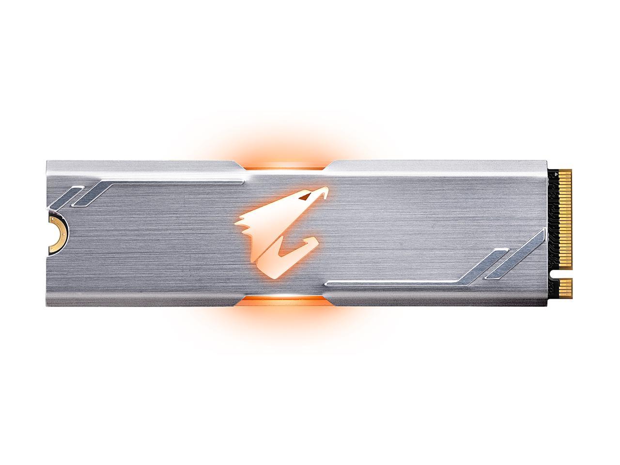 GIGABYTE AORUS M.2 2280 512GB PCI-Express 3.0 x4, NVMe 1.3 3D TLC ToshiBa BiCS3 Internal Solid State Drive (SSD) GP-ASM2NE2512GTTDR