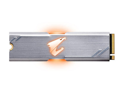 GIGABYTE AORUS M.2 2280 512GB PCI-Express 3.0 x4, NVMe 1.3 3D TLC ToshiBa BiCS3 Internal Solid State Drive (SSD) GP-ASM2NE2512GTTDR