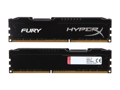 HyperX FURY 16GB (2 x 8GB) 240-Pin DDR3 SDRAM DDR3 1600 (PC3 12800) Desktop Memory Model HX316C10FBK2/16