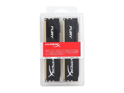 HyperX FURY 8GB (2 x 4GB) 240-Pin DDR3 SDRAM DDR3 1866 Desktop Memory Model HX318C10FBK2/8