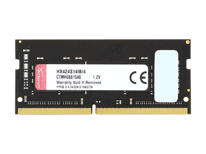 HyperX Impact 4GB 260-Pin DDR4 SO-DIMM DDR4 2400 (PC4 19200) Laptop Memory Model HX424S14IB/4