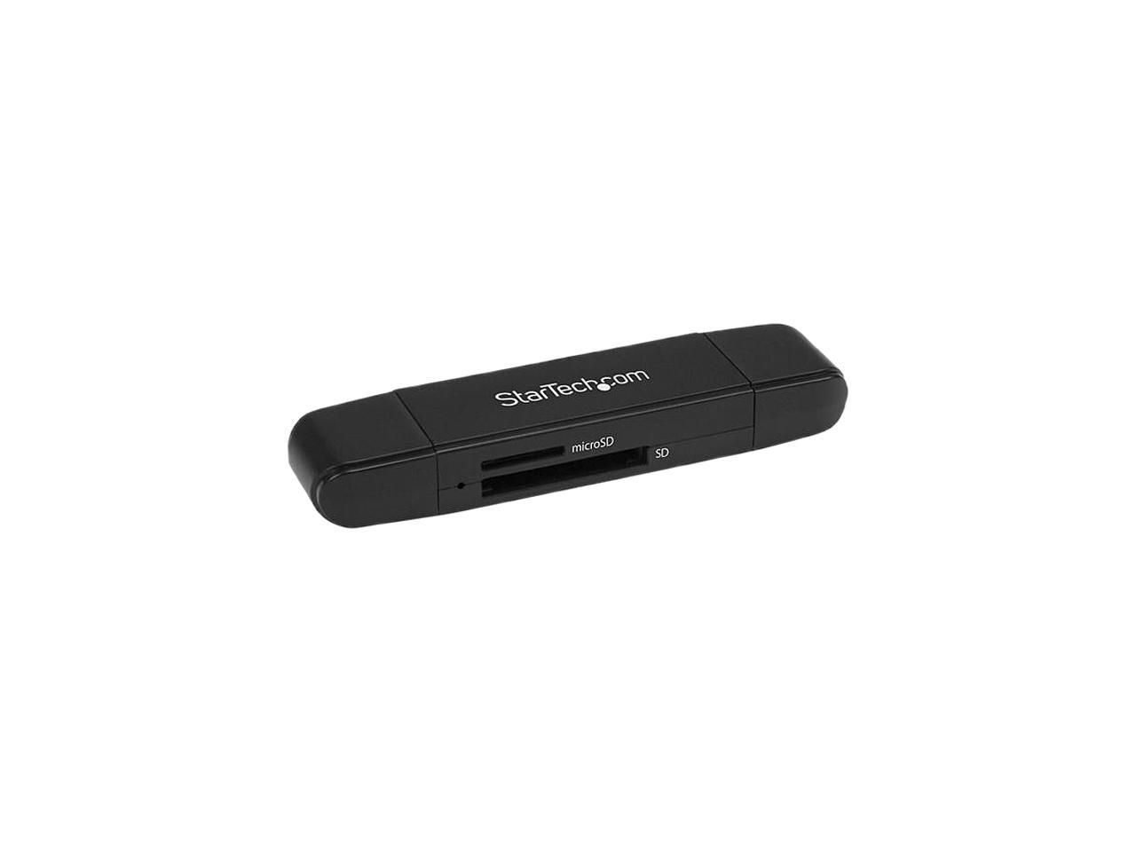 StarTech SDMSDRWU3AC StarTech.com USB Memory Card Reader - USB 3.0 SD Card Reader - Compact - 5 Gbps - USB Card Reader - MicroSD USB Adapter