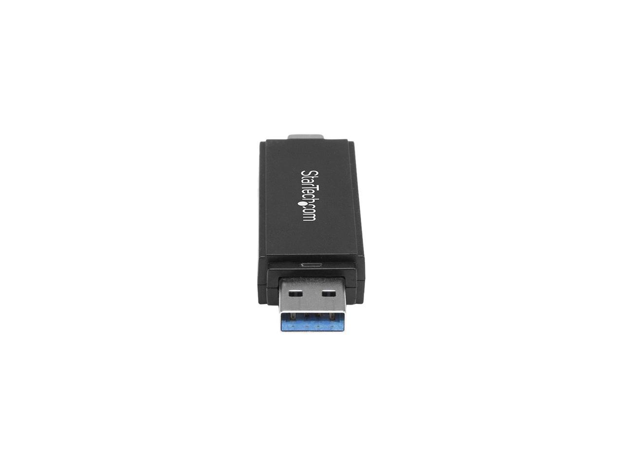 StarTech SDMSDRWU3AC StarTech.com USB Memory Card Reader - USB 3.0 SD Card Reader - Compact - 5 Gbps - USB Card Reader - MicroSD USB Adapter