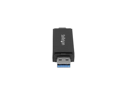 StarTech SDMSDRWU3AC StarTech.com USB Memory Card Reader - USB 3.0 SD Card Reader - Compact - 5 Gbps - USB Card Reader - MicroSD USB Adapter