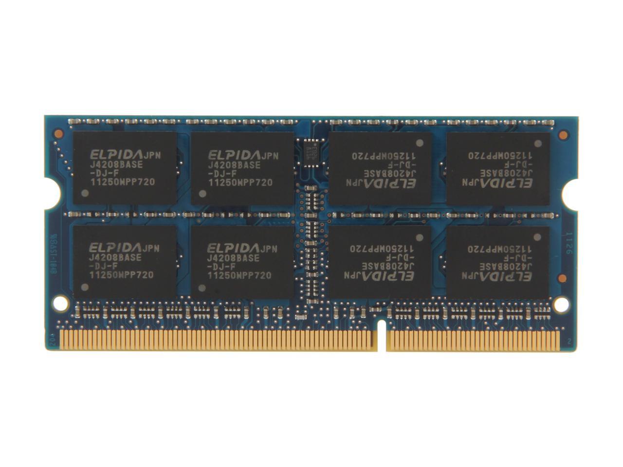 Kingston 8GB 204-Pin DDR3 SO-DIMM DDR3 1333 Laptop Memory Model KVR1333D3S9/8G