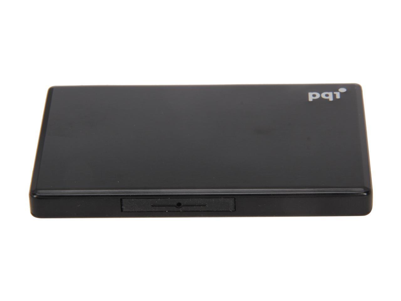 pqi 6W11-0000R1 Flash Reader/Drive Combo USB2.0 / IEEE 802.11b/g/n Air Drive A100 Wireless Portable USB Flash Drive (Black)