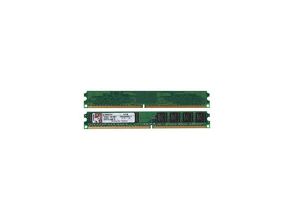 Kingston ValueRAM 1GB (2 x 512MB) 240-Pin DDR2 SDRAM DDR2 533 (PC2 4200) Dual Channel Kit Desktop Memory Model KVR533D2N4K2/1G
