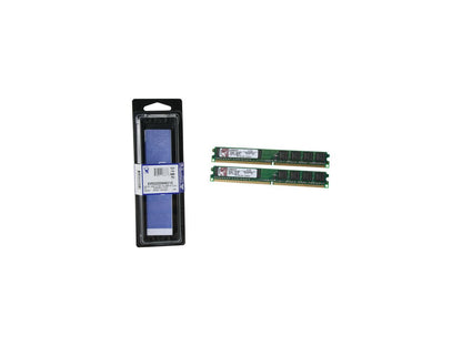 Kingston ValueRAM 1GB (2 x 512MB) 240-Pin DDR2 SDRAM DDR2 533 (PC2 4200) Dual Channel Kit Desktop Memory Model KVR533D2N4K2/1G