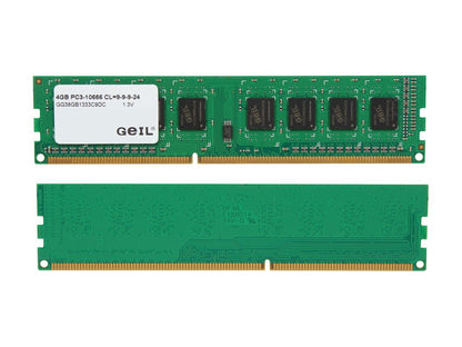 GeIL Green Series 8GB (2 x 4GB) 240-Pin DDR3 SDRAM DDR3L 1333 (PC3L 10600) Desktop Memory Model GG38GB1333C9DC