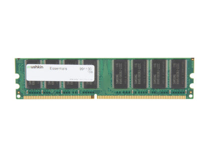 Mushkin Enhanced Essentials 1GB DDR 400 (PC 3200) Desktop Memory Model 991130