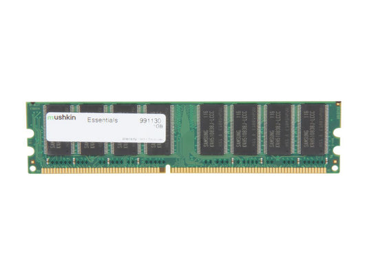 Mushkin Enhanced Essentials 1GB DDR 400 (PC 3200) Desktop Memory Model 991130