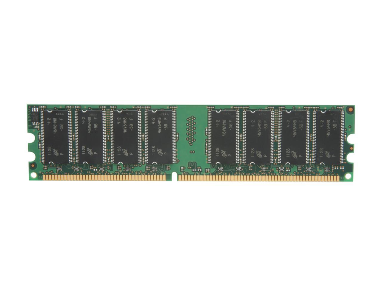 Crucial 1GB 184-Pin DDR SDRAM DDR 400 (PC 3200) Major Brand Chipset Desktop Memory Model CT12864Z40B