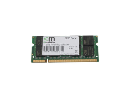 Mushkin Enhanced Essentials 2GB 200-Pin DDR2 SO-DIMM DDR2 800 (PC2 6400) Laptop Memory Model 991577