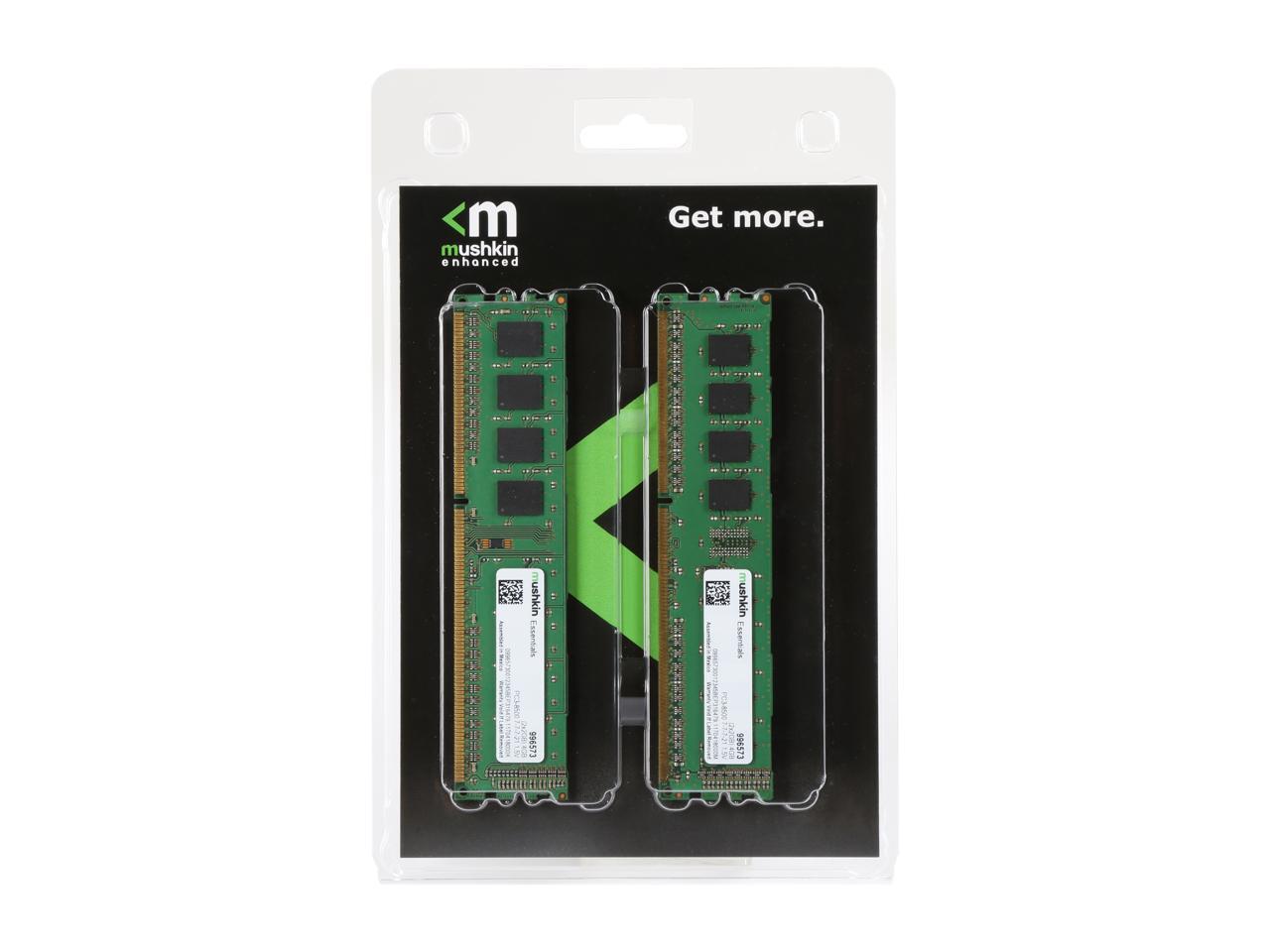 Mushkin Enhanced 4GB (2 x 2GB) DDR3 1066 (PC3 8500) Dual Channel Kit Desktop Memory Model 996573
