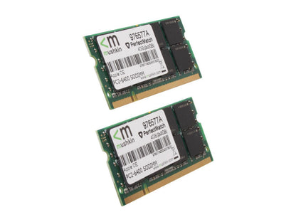 Mushkin Enhanced 4GB (2 x 2GB) DDR2 800 (PC2 6400) Dual Channel Kit Memory For Apple Model 976577a