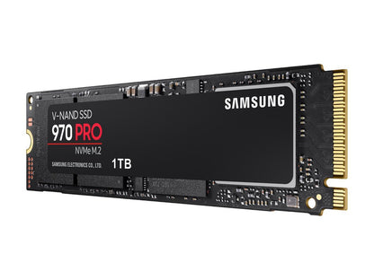 SAMSUNG 970 PRO M.2 2280 1TB PCIe Gen3. X4, NVMe 1.3 64L V-NAND 2-bit MLC Internal Solid State Drive (SSD) MZ-V7P1T0BW