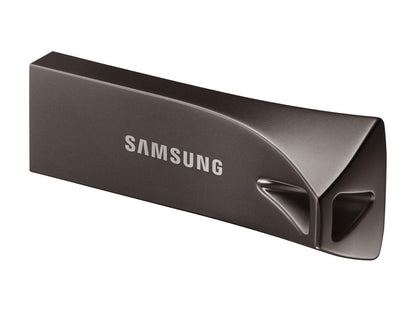 SAMSUNG 64GB BAR Plus (Metal) USB 3.1 Flash Drive, Speed Up to 300MB/s (MUF-64BE4/AM)