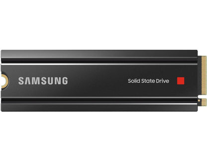 SAMSUNG 980 PRO Heatsink M.2 2280 1TB PCI-Express 4.0 x4 V6(12xL) V-NAND 3bit MLC Internal Solid State Drive (SSD) MZ-V8P1T0CW. A Perfect Fits for PS5/PC