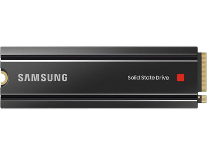 SAMSUNG 980 PRO Heatsink M.2 2280 2TB PCI-Express 4.0 x4 V6(12xL) V-NAND 3bit MLC Internal Solid State Drive (SSD) MZ-V8P2T0CW. A Perfect Fits for PS5/PC