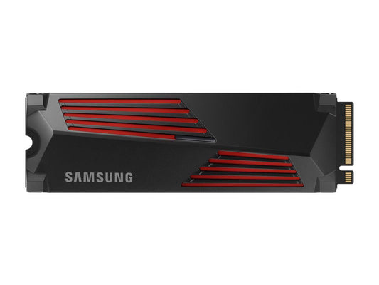 SAMSUNG 990 PRO w/ Heatsink Normal Package M.2 2280 2TB PCI-Express Gen 4.0 x4, NVMe 2.0 V7 V-NAND 3bit MLC Internal Solid State Drive (SSD) MZ-V9P2T0CW