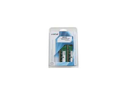 Crucial 4GB (2 x 2GB) 240-Pin DDR2 SDRAM DDR2 1066 (PC2 8500) Micron Chipset Dual Channel Kit Desktop Memory Model CT2KIT25664AA1067