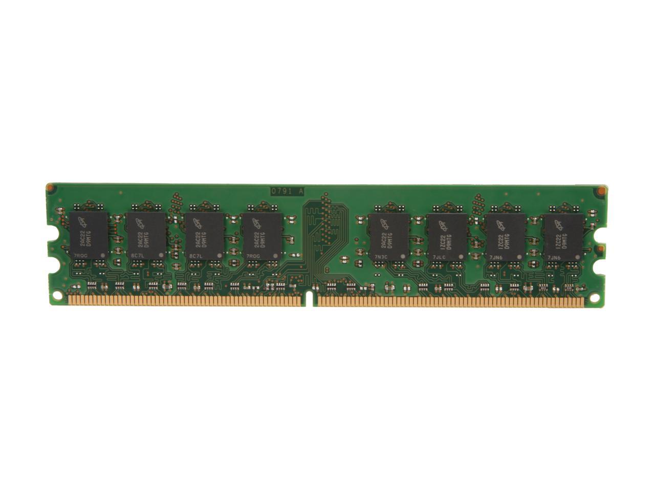 Crucial 4GB 240-Pin DDR2 SDRAM DDR2 667 (PC2 5300) Desktop Memory Model CT51264AA667