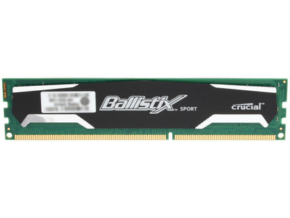 Crucial Ballistix Sport 4GB 240-Pin DDR3 SDRAM DDR3 1600 Desktop Memory Model BL51264BA160A