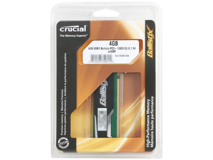 Crucial Ballistix Sport 4GB 240-Pin DDR3 SDRAM DDR3 1600 Desktop Memory Model BL51264BA160A