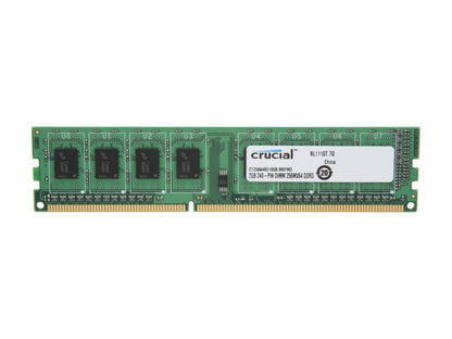 Crucial 2GB 240-Pin DDR3 SDRAM DDR3L 1600 (PC3L 12800) Desktop Memory Model CT25664BD160B