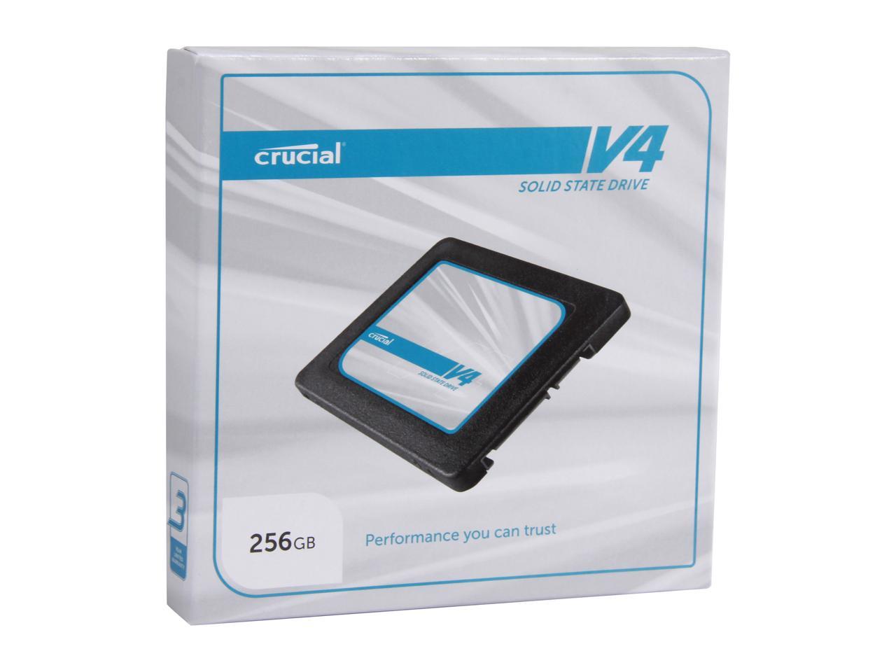 Crucial V4 2.5" 256GB SATA II MLC Internal Solid State Drive (SSD) SSD Only CT256V4SSD2
