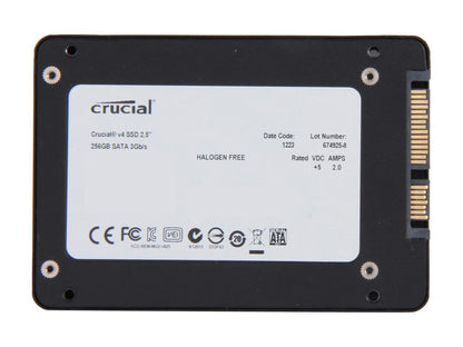 Crucial V4 2.5" 256GB SATA II MLC Internal Solid State Drive (SSD) SSD Only CT256V4SSD2