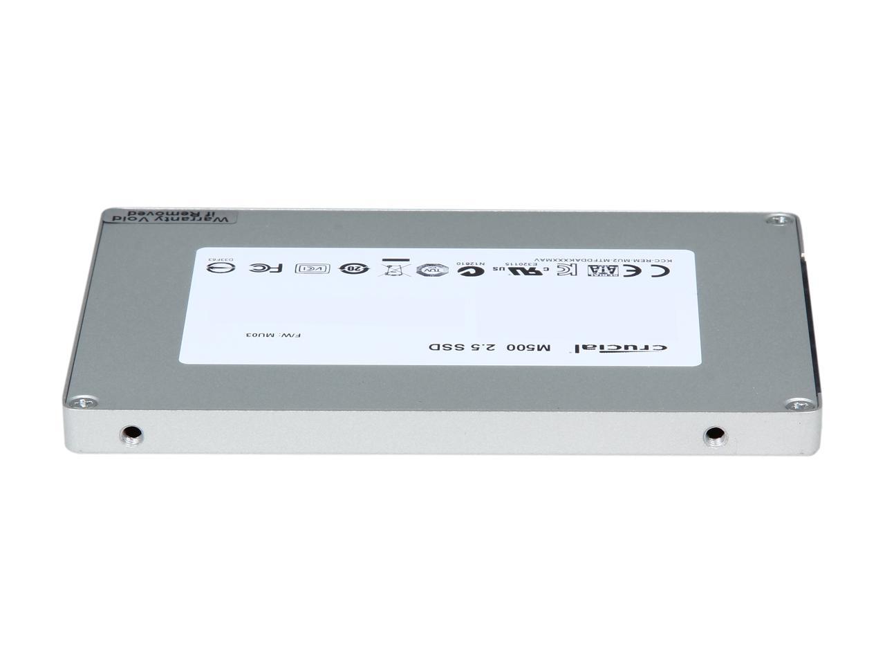 Crucial M500 CT240M500SSD1 2.5" 240GB SATA III MLC Internal Solid State Drive (SSD)