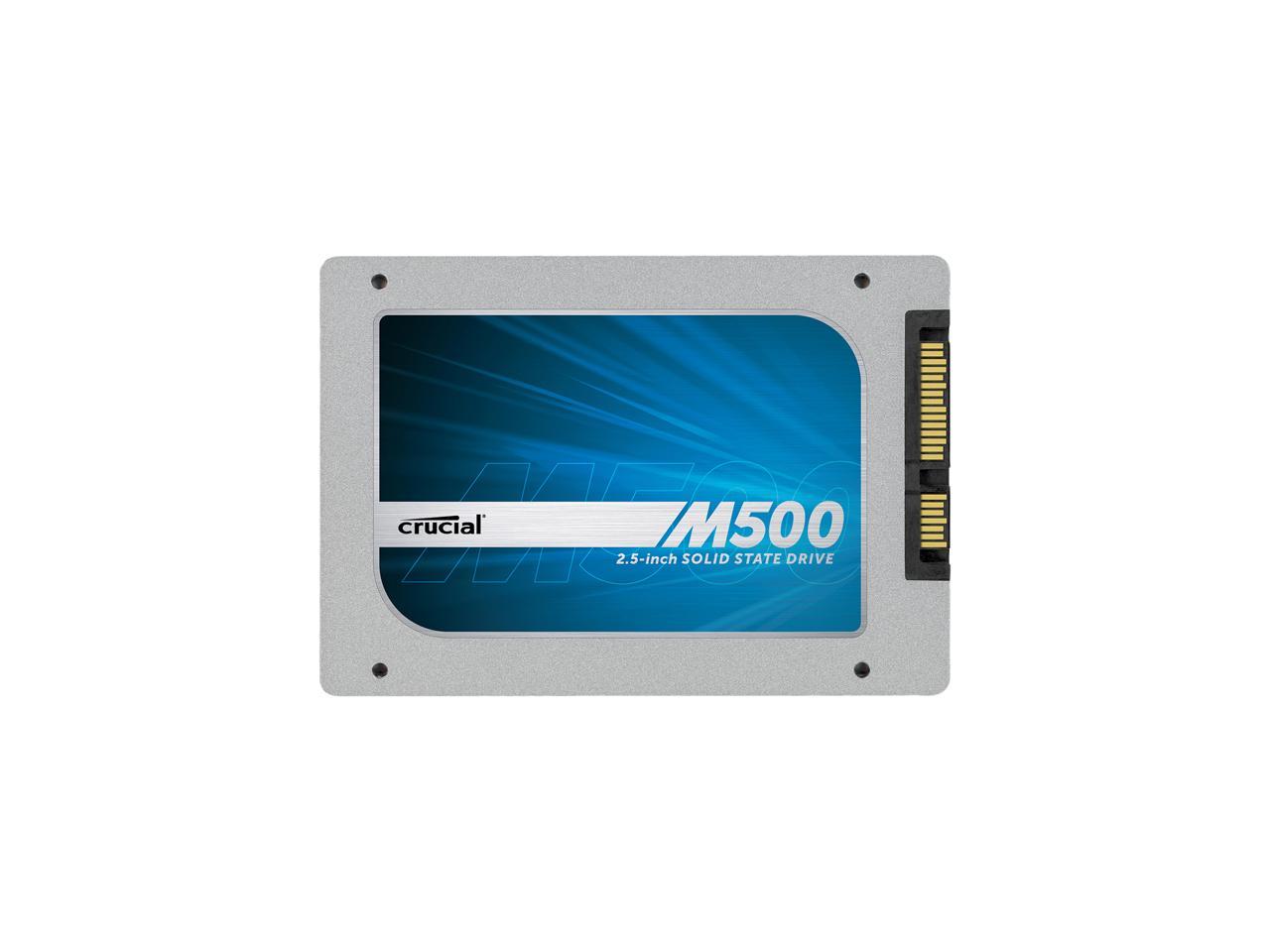 Crucial M500 CT480M500SSD1 7mm (with 9.5mm adapter) 2.5" 480GB SATA III MLC Internal Solid State Drive (SSD)