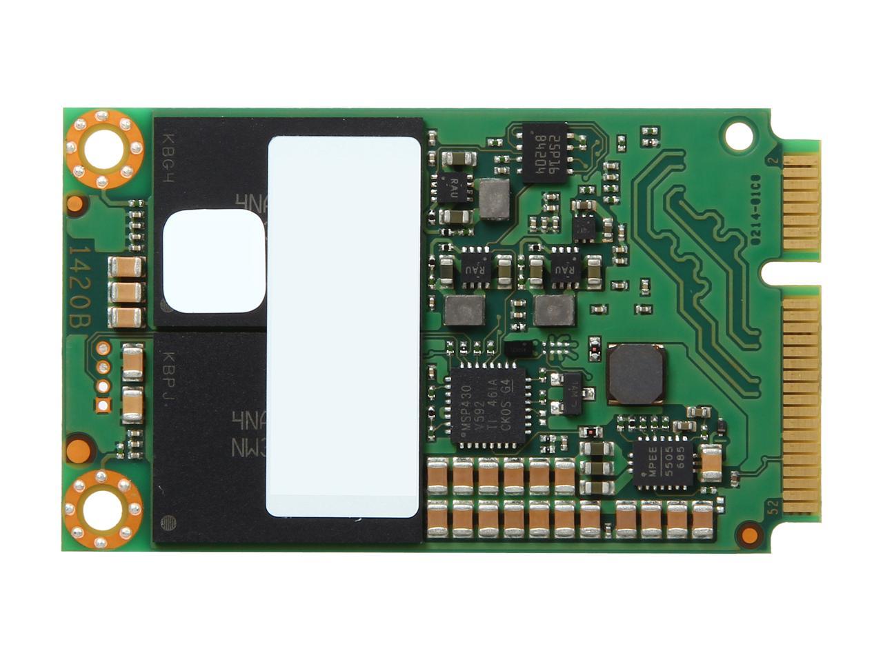 Crucial M500 120GB Mini-SATA (mSATA) MLC Internal Solid State Drive (SSD) CT120M500SSD3