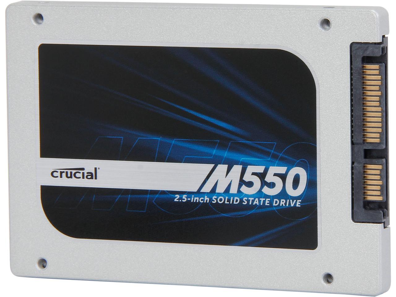 Crucial M550 2.5" 128GB SATA 6Gb/s MLC Internal Solid State Drive (SSD) CT128M550SSD1