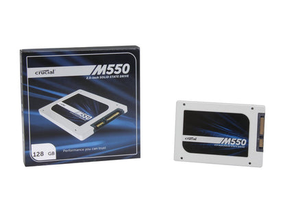 Crucial M550 2.5" 128GB SATA 6Gb/s MLC Internal Solid State Drive (SSD) CT128M550SSD1