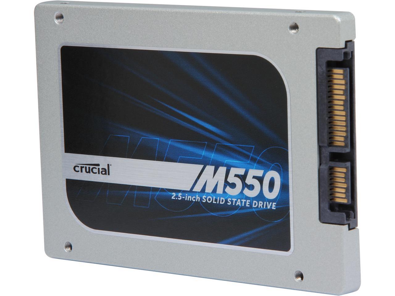 Crucial M550 2.5" 256GB SATA 6Gb/s MLC Internal Solid State Drive (SSD) CT256M550SSD1