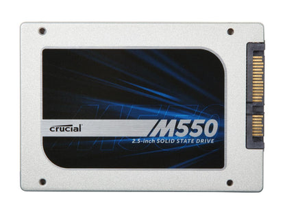 Crucial M550 2.5" 512GB SATA 6Gbps MLC Internal Solid State Drive (SSD) CT512M550SSD1