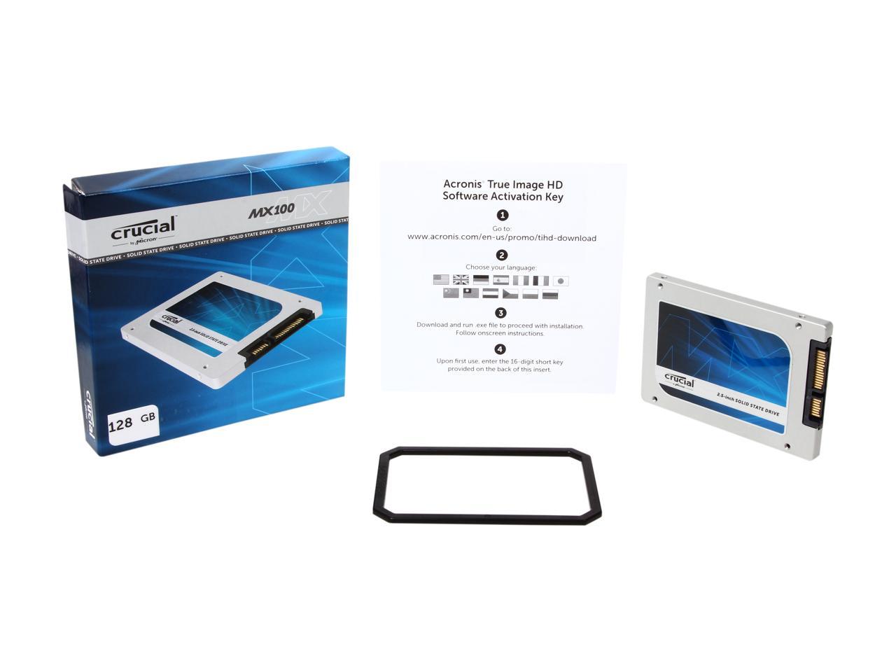 Crucial MX100 2.5" 128GB SATA III Internal Solid State Drive (SSD) CT128MX100SSD1