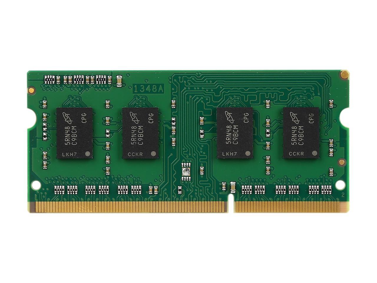 Crucial 4GB 204-Pin DDR3 SO-DIMM DDR3L 1866 (PC3L 14900) Memory Model CT51264BF186DJ