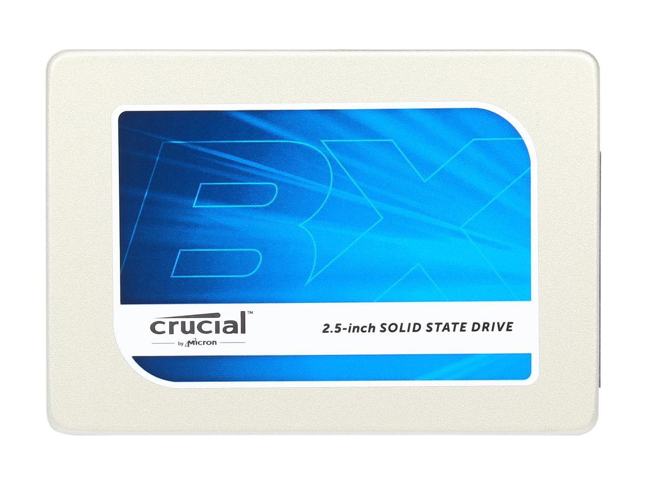 Crucial BX100 2.5" 120GB SATA 6Gbps (SATA III) Micron 16nm MLC NAND Internal Solid State Drive (SSD) CT120BX100SSD1