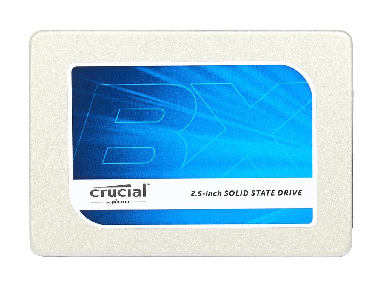 Crucial BX100 2.5" 1TB SATA 6Gbps (SATA III) Micron 16nm MLC NAND Internal Solid State Drive (SSD) CT1000BX100SSD1
