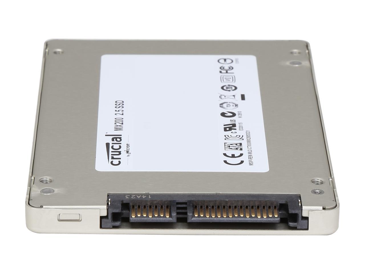 Crucial MX200 2.5" 500GB SATA 6Gbps (SATA III) Micron 16nm MLC NAND Internal Solid State Drive (SSD) CT500MX200SSD1