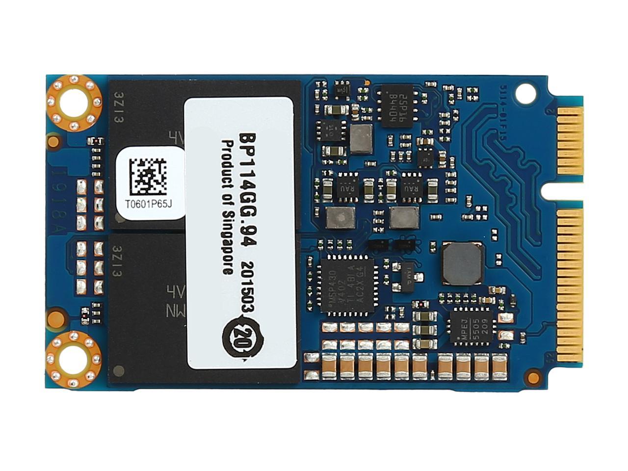 Crucial MX200 mSATA 500GB SATA 6Gbps (SATA III) Micron 16nm MLC NAND Internal Solid State Drive (SSD) CT500MX200SSD3