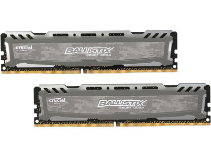 Ballistix Sport LT 8GB (2 x 4GB) 288-Pin DDR4 SDRAM DDR4 2400 (PC4 19200) Desktop Memory Model BLS2K4G4D240FSB