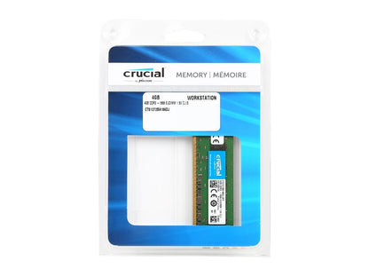 Crucial 4GB 240-Pin DDR3 SDRAM ECC DDR3 1866 (PC3 14900) Server Memory Model CT51272BA186DJ
