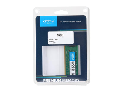 Crucial 16GB 240-Pin DDR3 SDRAM DDR3L 1600 (PC3L 12800) Desktop Memory Model CT204864BD160B