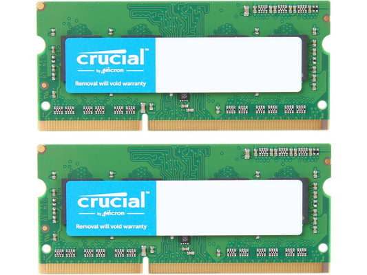 Crucial 8GB (2 x 4GB) DDR3L 1600 (PC3L 12800) ECC Unbuffered Memory for Mac Model CT2K4G3S160BJM